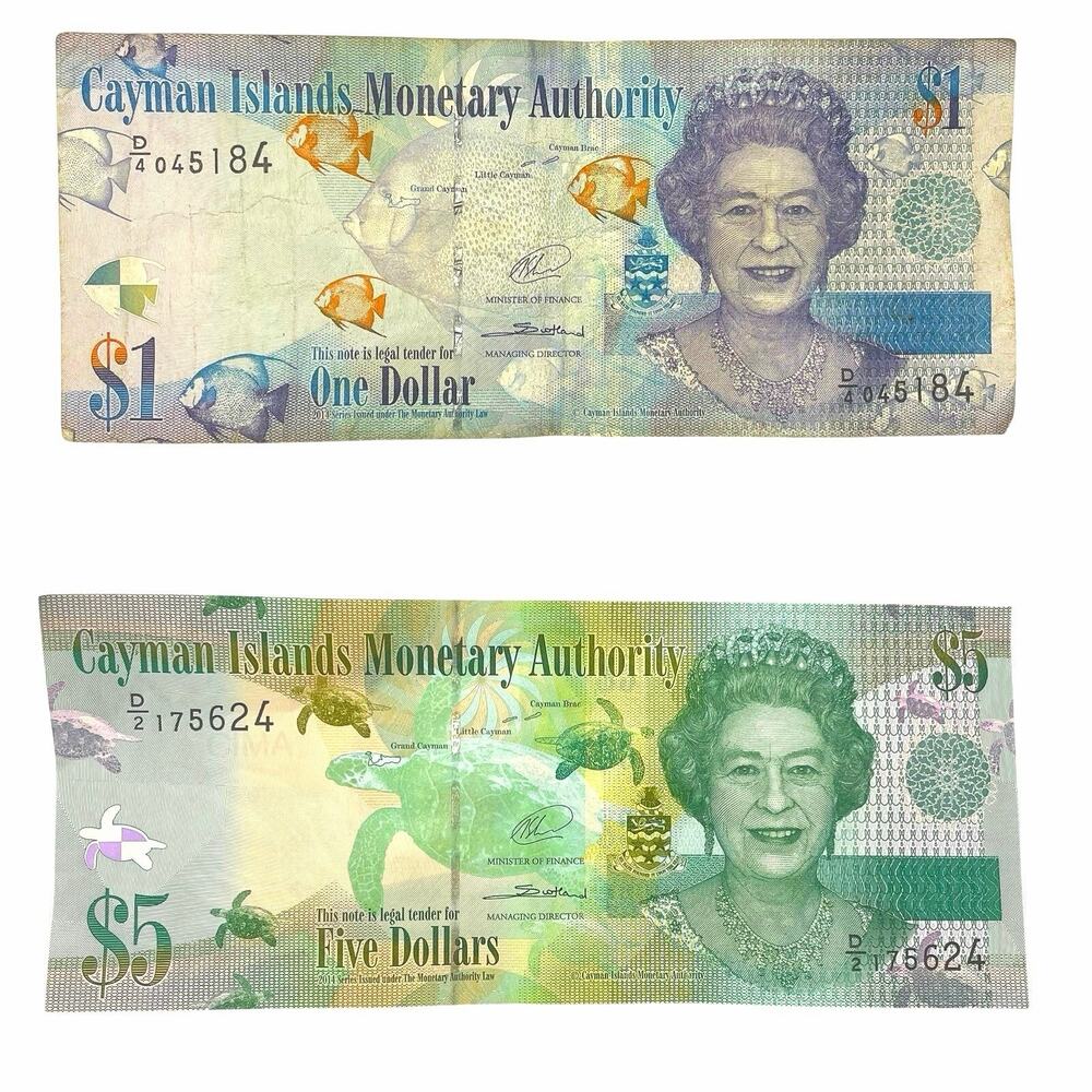 GUC - World Currency - Mini Set 2 Cayman Island 2014 Series Banknote